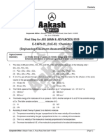 E-CAPS-29 - For CoE (XI) - Chemistry - (Que. - Answer Key)