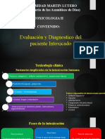 Evaluacion y Diagnostico Del Paciente Intoxicado