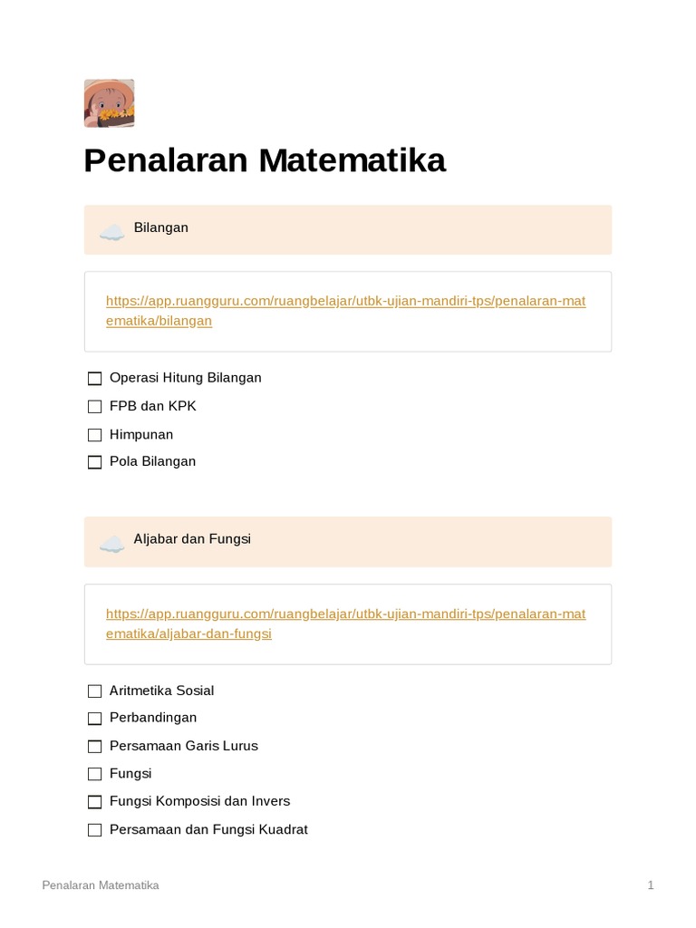 Penalaran Matematika Pdf
