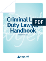 USA Criminal Law Duty Lawyer Handbook Printable Version