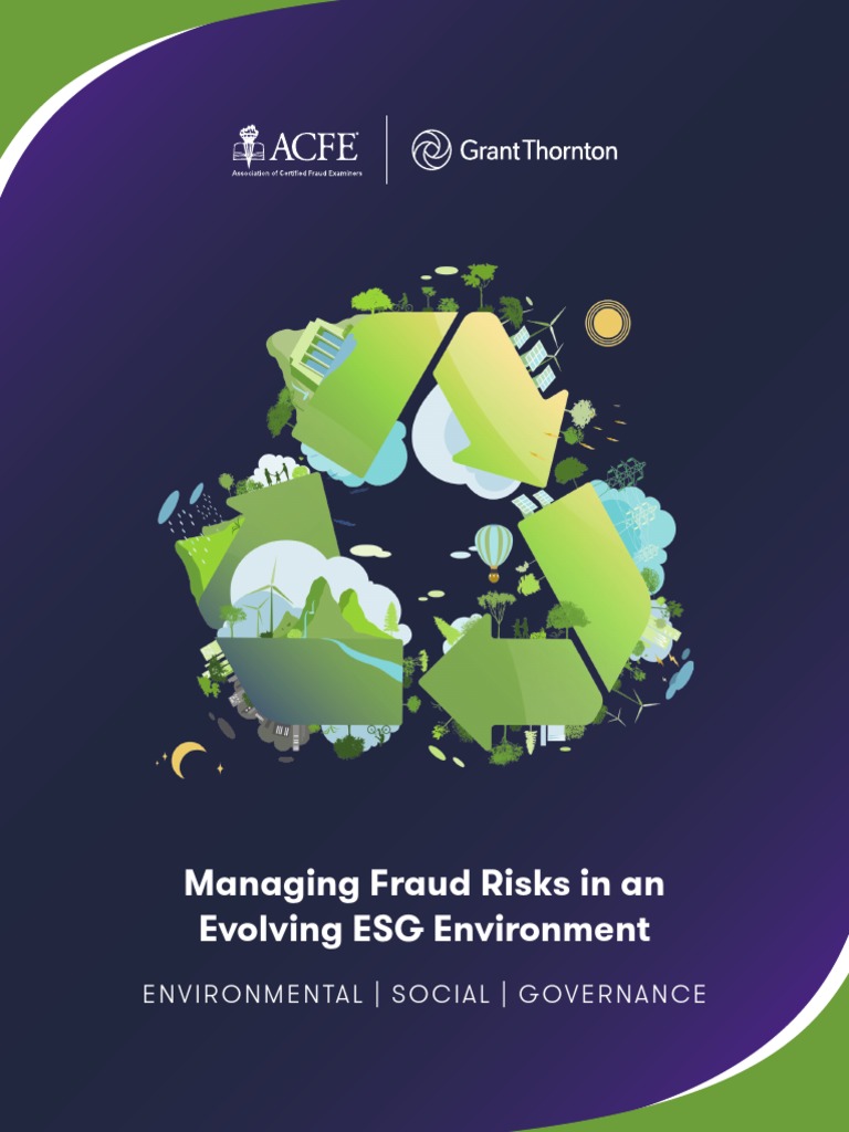 ACFE ESG Risk Mitigation Report | Download Free PDF | Economies | Business