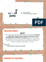 Reportaje e Infografía Digital ABP LENGUAJE Y MATEMÁTICA 