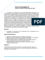 CURSO DE RODAMIENTOS Mantenimiento, Inspeccion y Analisis de Falla Segun ISO 15243