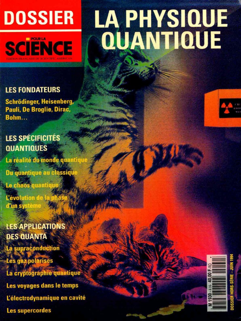 Dossier Pour La Science N°4 - 1994-07..09 - La Physique Quantique | PDF ...