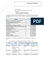 Actividad de Aprendizaje No. 6 Transacciones Contables IVA