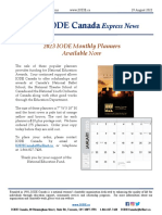 Iode Canada Express News - 2023 Iode Monthly Planner Available Now