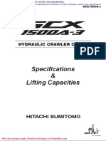 Hitachi Sumitomo Scx1500a 3 Hydraulic Crawler Crane Specifications