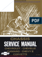 Chevrolet Chevelle Camaro Chevy II Corvette Chassis Service Manual 1967