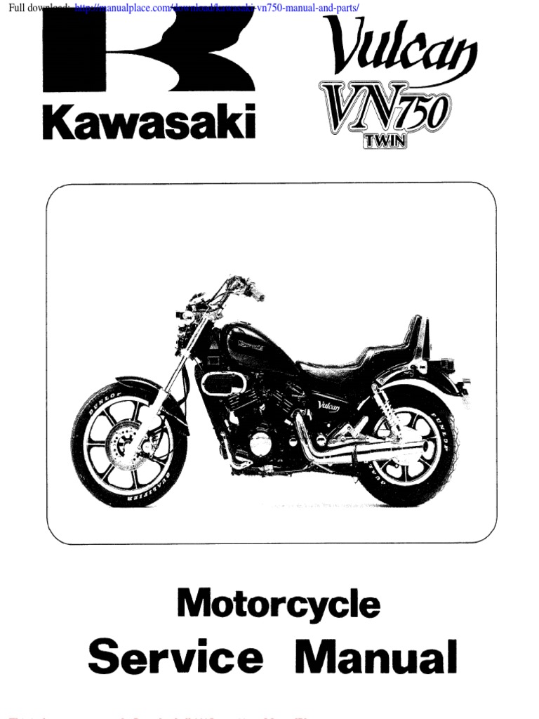 KAWASAKI VULCAN 750 SERVICE MANUAL FREE DOWNLOAD visual data 5