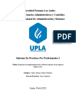 Informe Practicas Pre Profesionales 2 - Carlos Alonso García Chirinos