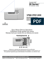 Thermostat Operating Instructions Honetwell