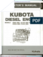 Kubota Diesel Engine Operators Manual