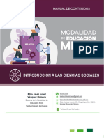 M. Contenidos Introducción A Las Ciencias Sociales