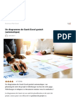 Un Diagramme de Gantt Excel GRATUIT Automatique
