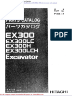 Hitachi Ex300 300lc 300h LCH Excavator Part Catalog