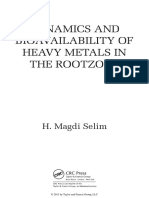 Dynamics and Bioavailability of Heavy Metals in The Rootzone