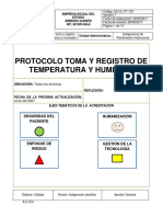 ES-CL-PT-103 Protocolo Toma de Temperatura y Humedad