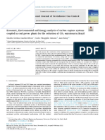 Economic, Environmental and Energy Analysis of Carbon Capture Systems Coupled in Coal Power Plants For The Reduction of CO2 Emissions in Brazil