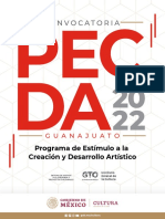 Convocatoria PECDA Guanajuato 2022