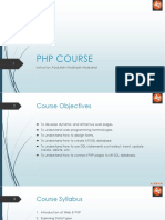 PHP Course 4