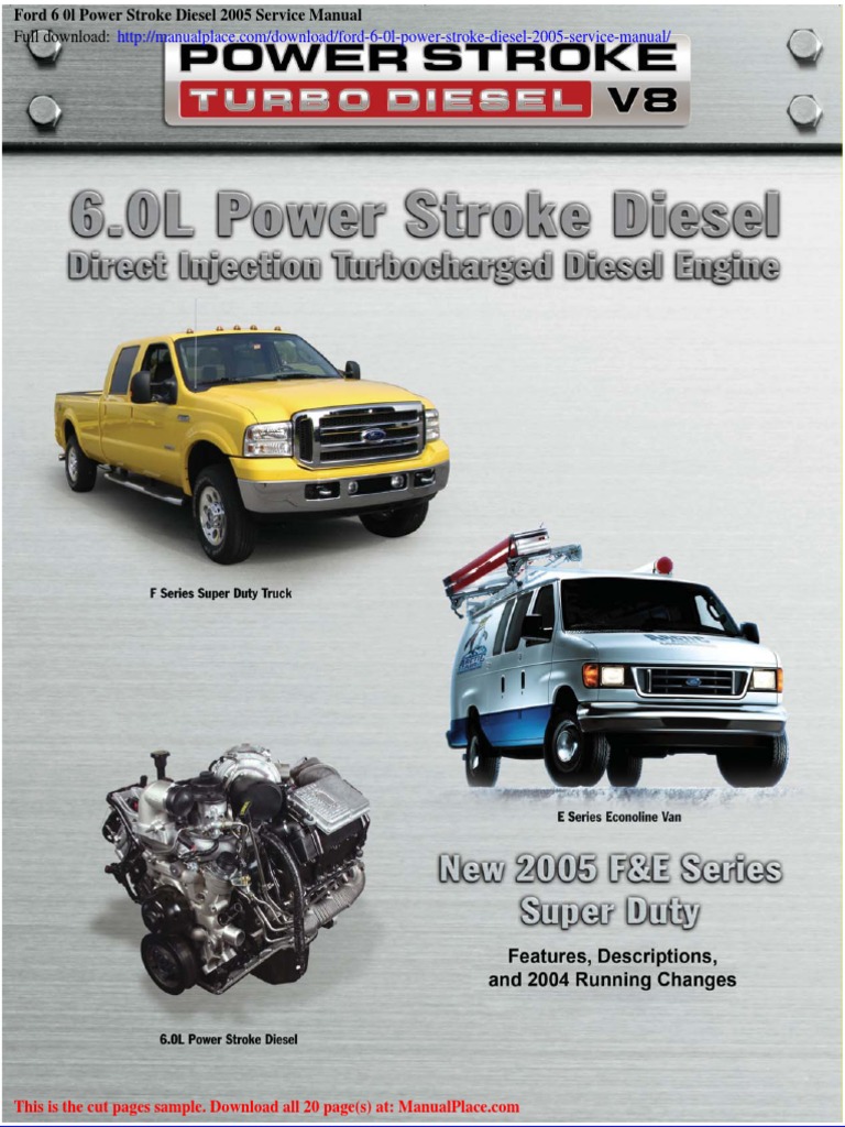 2004 6 0 POWERSTROKE SERVICE MANUAL PDF visual data 5