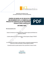 Diseño de Modelos de Negocios para El Mejoramiento de La Comercialización de Productos Hortícolas en Pequeños y Medianos Productores Agrícolas.