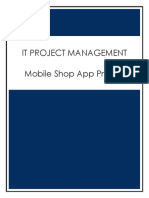 It Project Mangement Mobile Shop App