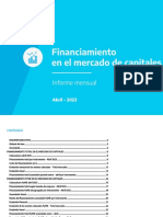 Informe de Financiamiento en El Mercado de Capitales Abril 2023