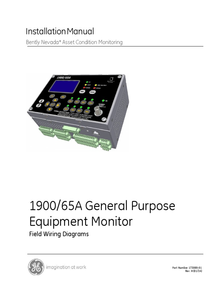 1900/65A General Purpose Equipment Monitor Installation Manual PDF