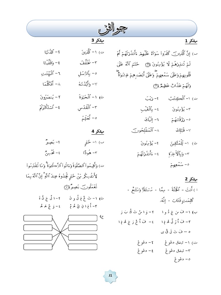 Rampaian Al_quran Tahun 2 - Skema | PDF