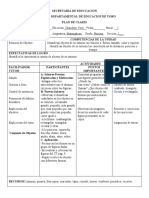 Plan de Clases Matematicas Primero