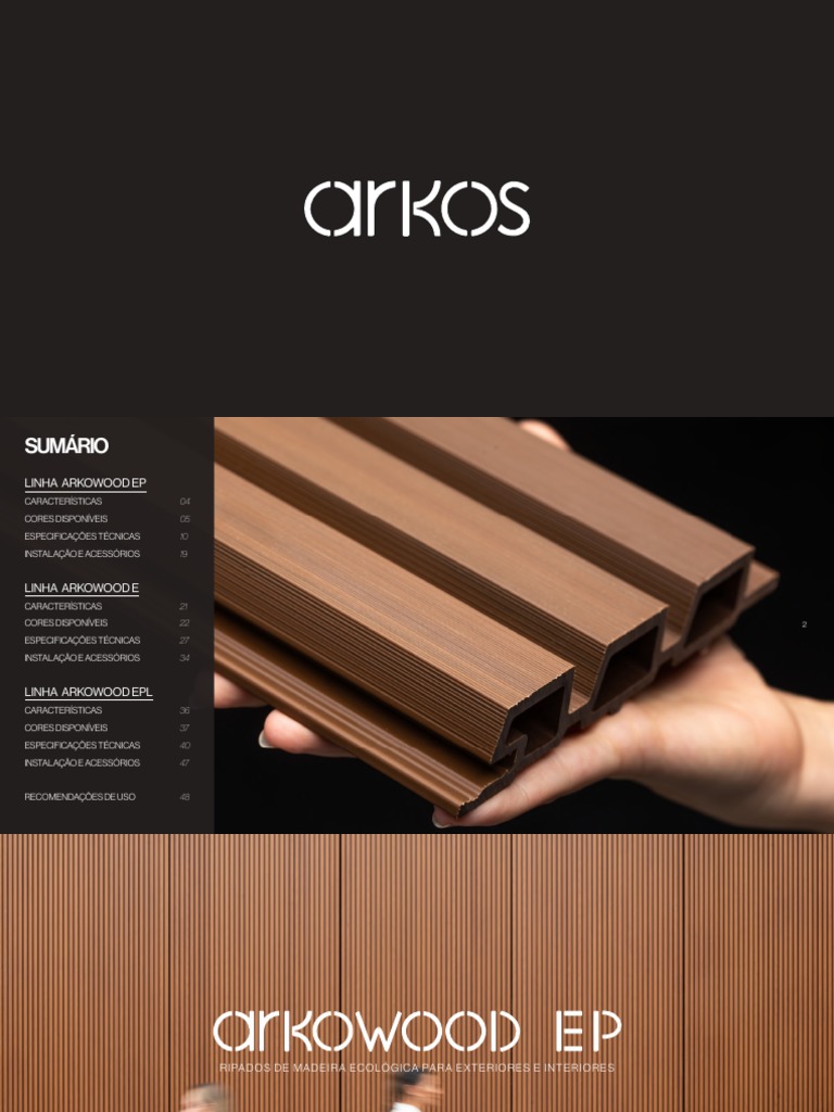 Painéis Arkowood para Fachadas e Interiores | PDF