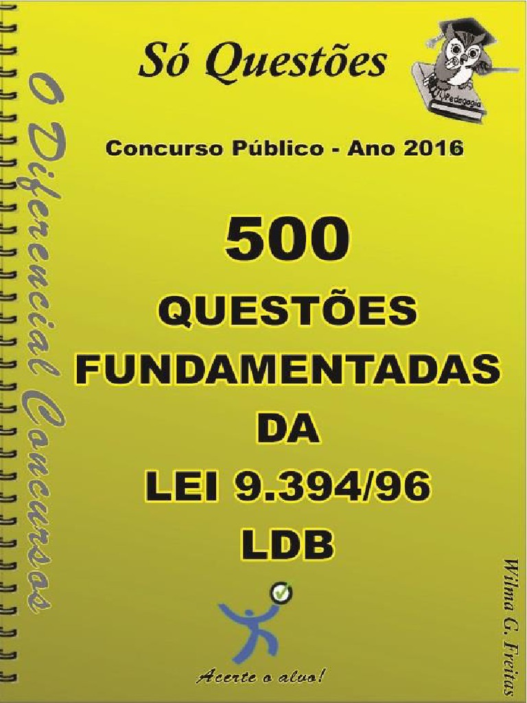 500 Questoes Fundamentadas Lei 9394 96