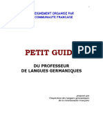 Guide Du Prof de Langues Germaniques