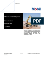 Propuesta de Beneficios Mobilgrease XHP 322 Mine en Excavadoras y Cargadores San Martín Atocongo Junio 2013