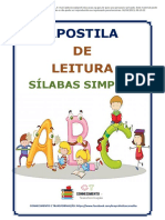 LEITURA SÍLABAS SIMPLES - Passei Direto