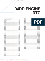 DTC Trouble Shooting Procedures d4dd Engine Hyundai Truck