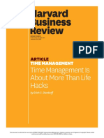 HBR+Time Management Is About More Than Life Hacks - JUly 24, 2022