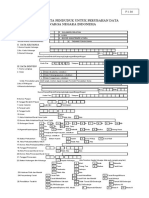 Formulir Biodata Penduduk Untuk Perubahan Data Warga Negara Indonesia