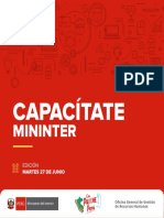 Capacítate Mininter Edición 27 Junio