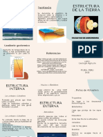 Estructura de La Tierra Triptico