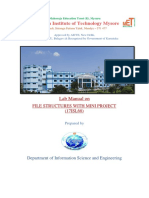 17isl68 - File Structures Lab With Mini Project