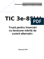 Carte tehnica TIC3 85