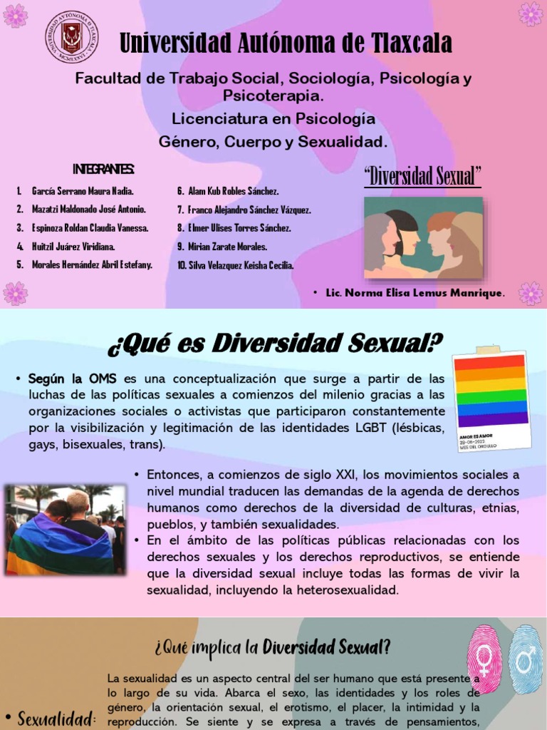 Diversidad Sexual | PDF | Intersexual | Identidad de género