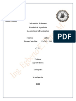 Investigacion - Topografía y Geodesia