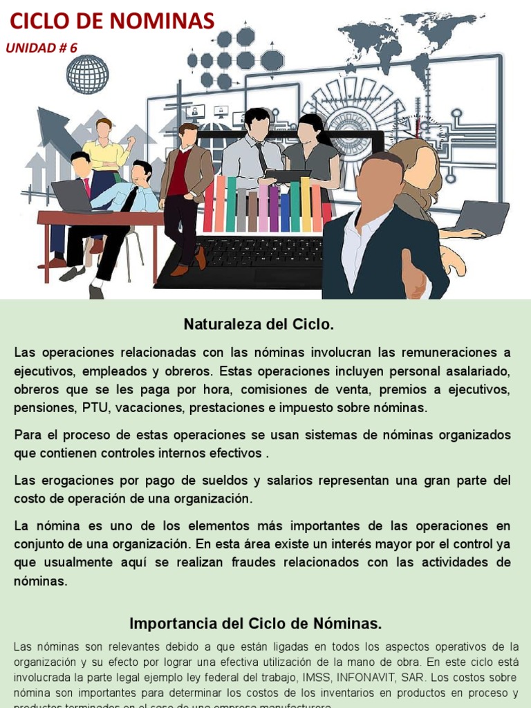Unidad 6 Ciclo de Nominas | PDF | Salario | Economias