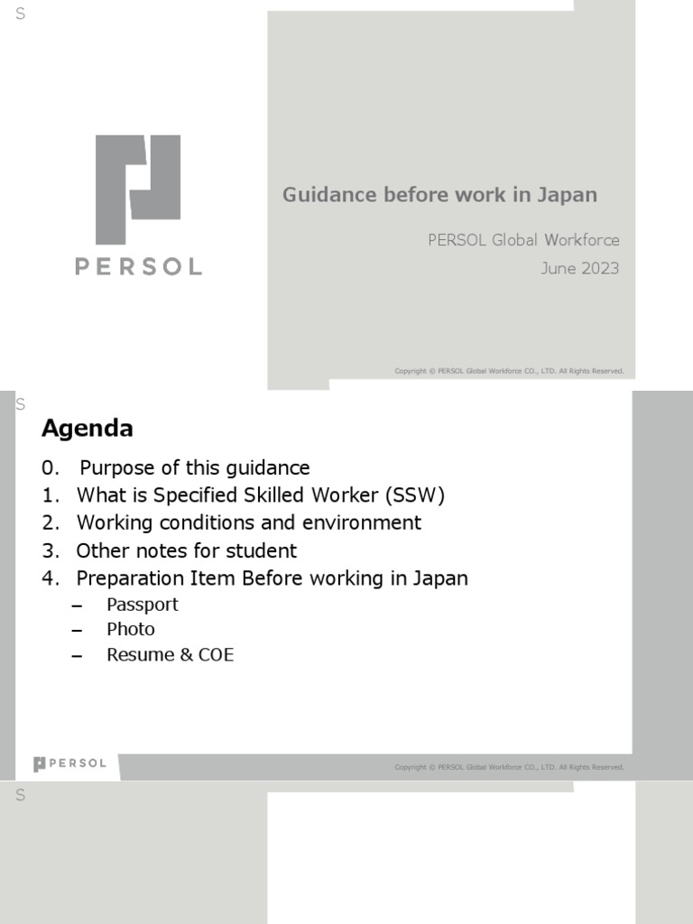 Guidance before work in japan download free pdf employment