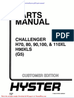 Hyster g005 Parts Manual