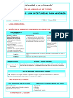 4° Ses Tuto Lunes 26 Conflictos, Una Oportunidad para Aprender 965727764 Prof Yessenia