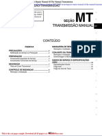 Nissan Frontier 2007 2009 in Portuguese Repair Manual of The Manual Transmission